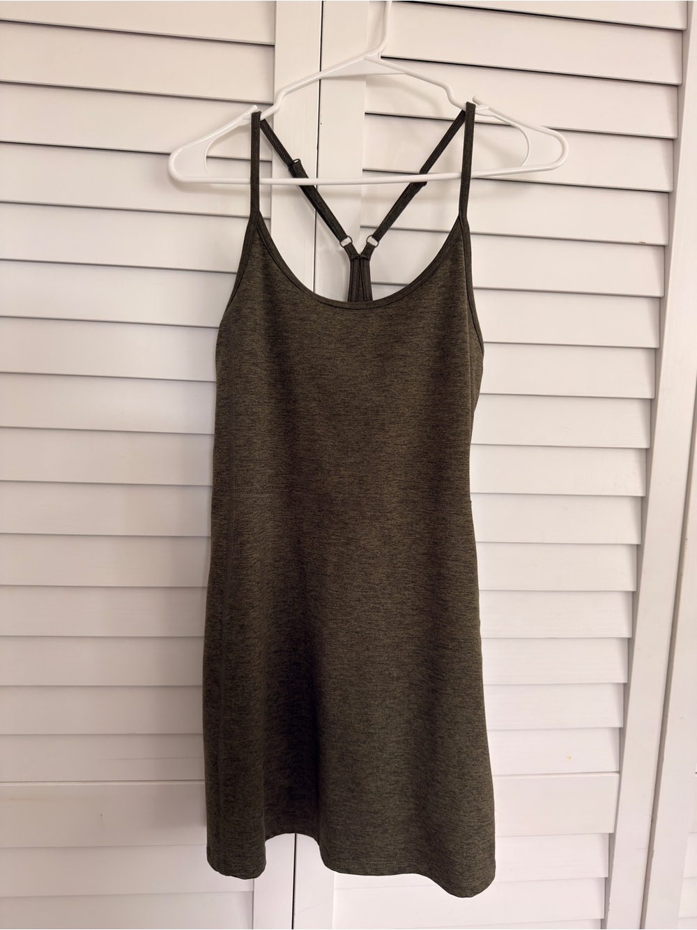 Old Navy Olive Green Racerback Dress